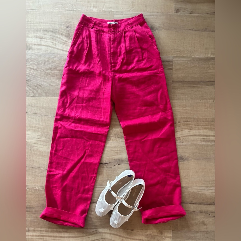 Women’s 100% Linen Trousers